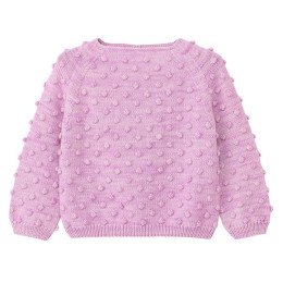 ◆키즈◆25SS 키즈 팝콘 니트 라일락 K1035S25 533