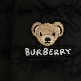 ◆키즈◆키즈 베어로고 다운 후드 롱 자켓 블랙 8109351