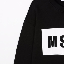 ◆키즈◆21FW 키즈 박스 로고 맨투맨 블랙 MS027670 110