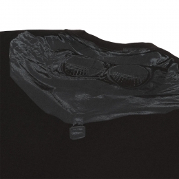 ◆당일◆26SS 백 고글 프린팅 티셔츠 블랙 RCCMTS725A 005100W 999