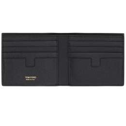 ◆당일◆25FW 금장 TF 로고 반지갑 블랙 YM228 LCL081G 1N001