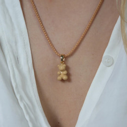◆당일◆22FW 노스탤지어 베어 팬던트 카라멜 NOSTALGIABEAR CLA SALCAR