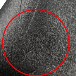 ◆하자◆펀칭 로고 마이크로 호보 크로스백 블랙 700159 W8542 1000