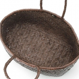 ◆당일◆25FW 밤부 트리플 점프 스몰 토트백 다크브라운 8811 DK BROWN