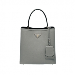 ◆당일◆25FW 사피아노 두블레 미디엄 토트백 그레이 1BA212 2ERX F01T3