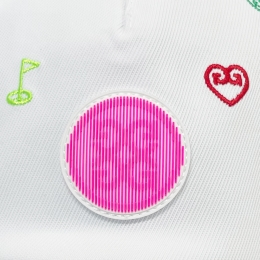 ◆당일◆25FW 자수 아이콘 스트레치 트윌 캡모자 스노우 GLH000012 SNO