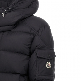 ◆당일◆25FW 마야 MAYA 70 로고 패치 패딩자켓 블랙 1A001 02 54A81 999