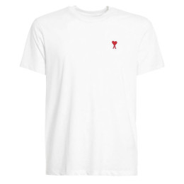 ◆13주년◆하트 스몰 로고 자수 티셔츠 화이트 BFHJ108 723 100
