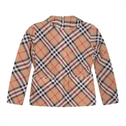 ◆키즈◆25FW 키즈 빈티지 체크 후드 자켓 아카이브베이지 8104627