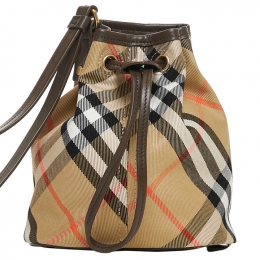 ◆당일◆25FW 에센셜 드로스트링 파우치 버킷백 샌드 8093916