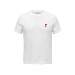 ◆당일◆26SS 하트 로고 자수 티셔츠 화이트 BFUTS035 724 100