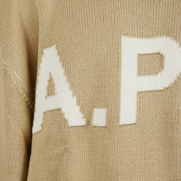 ◆당일◆26SS 론드 ROND 로고 니트 베이지 WOASL M23009 AAE