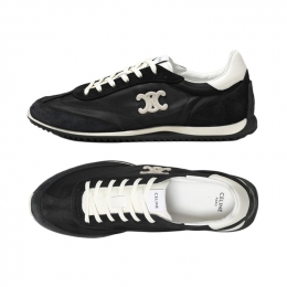 ◆당일◆26SS 트리오페 레이서 레이스업 로우 스니커즈 블랙 364945257C 38AW