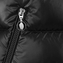 ◆당일◆25SS 글레스 GLES 로고 패치 후드 패딩 자켓 블랙 1A000 74 595ZZ 999