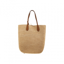 26SS 빅 포니 패치 라지 라피아 토트백 네추럴 428923661 006