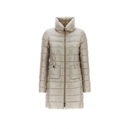 ◆당일◆25FW 마리아 MARIA 하이넥 라이트 패딩 베이지그레이 PI0002DIC 12017 9402