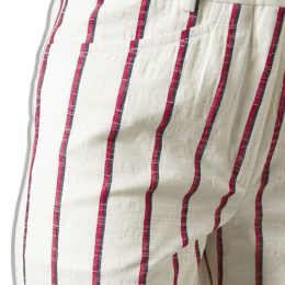 ◆당일◆에뚜왈 스트라이프 팬츠 화이트베이지 PA0416 15P014E