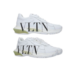 ◆15주년◆VLTN 바운스 로우탑 스니커즈 화이트 UY0S0B21 RKW A01