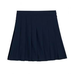 ◆당일◆25SS 아디나 ADINA 로고 스커트 네이비 GWSD10005 6855