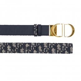 ◆당일◆25SS 여성 몽테인 금장 로고 리버서블 오블리크 벨트 멀티컬러 B0179UWEO 928