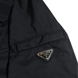 ◆당일◆25SS 삼각로고 후드 바람막이 블랙 SGA466 106O F0002