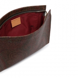 ◆당일◆24FW 페이즐리 스트랩 클러치백 브라운 0H784 8007 600