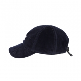 ◆당일◆26SS 로고 자수 벨벳 베이스 볼캡 네이비 5HC369 2CUA F0Q10