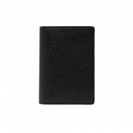 26SS 스티치 로고 바이폴드 카드지갑 블랙 S55UI0203 P4745 T8013