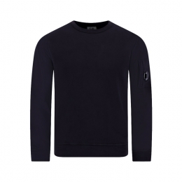 ◆당일◆25FW 렌즈 와펜 라이트 플리스 크루넥 맨투맨 블랙 RCCMSS711A 002246G 999