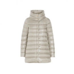 ◆당일◆26SS 아멜리아 AMELIA 하이넥 롱 패딩 베이지그레이 PI0505DIC 12017Z 9402