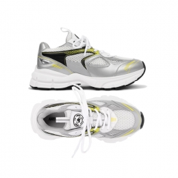 ◆15주년◆마라톤 러너 스니커즈 실버/옐로우 33067