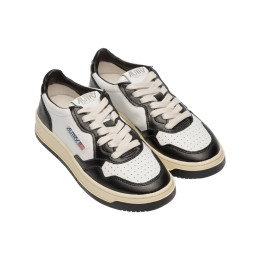 26SS 메달리스트 로우탑 스니커즈 화이트/블랙 AULW WB01