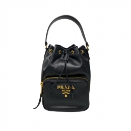 ◆당일◆25FW 세치엘로 금장로고 비텔로 버킷백 블랙 1BH038 2C35 F0002