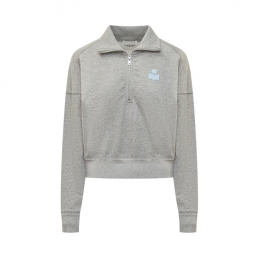 ◆당일◆25FW 로스 ROSS 하이넥 반집업 맨투맨 그레이/아이스블루 SW0093FA A1M07E GYIB