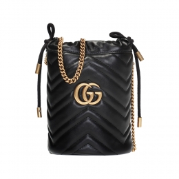 26SS GG 마몬트 미니 버킷백 블랙 575163 DTDRT 1000