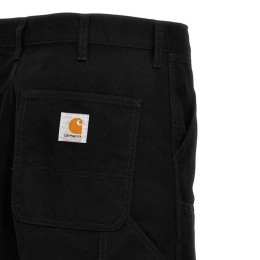 ◆당일◆24SS 로고 패치 더블니 카고 하프 팬츠 블랙 I033118 8902