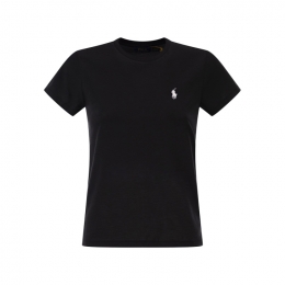 ◆당일◆26SS 여성 포니 로고 자수 반팔 티셔츠 블랙 211B14605 032