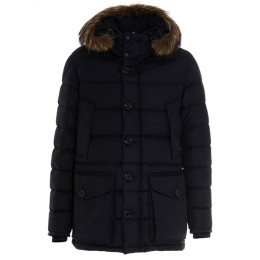 ◆당일◆24FW 클루니 CLUNY 코요테 퍼 후드패딩 블랙 1B525 02 68352 999