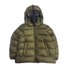 ◆키즈◆키즈 나일론 립스탁 사이드집업 고글패딩 올리브나이트 JG 540B T KJ5 322