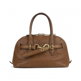 26SS 엠보로고 아방뛰르 나파레더 스몰 토트백 오크 5BB169 2BBL F0316