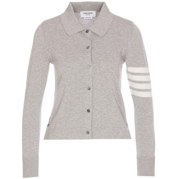 ◆당일◆25SS 사선 완장 니트 셔츠 가디건 라이트그레이 FKL003A Y3036 055