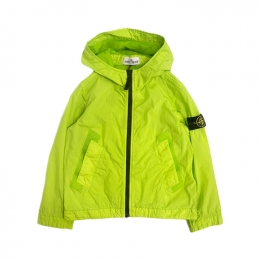 ◆키즈◆키즈 로고 패치 나일론 후드자켓 네온그린 L1S16 4100003 S0A23 V005F