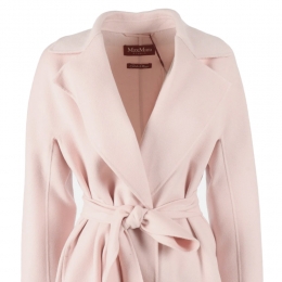 26SS 클레스 MSTCLES 벨티드 울 코트 로즈 2616011011 016