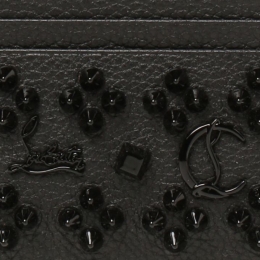 ◆15주년◆키오스 스파이크 로고 카드지갑 블랙 3175225 B253