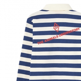 ◆키즈◆키즈 EEL 스트라이프 폴로 티셔츠 네이비 F25186 064DK