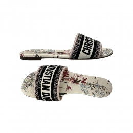 26SS 디웨이 뮬 슬라이드 샌들 누드/화이트 KCQ209FED 58U