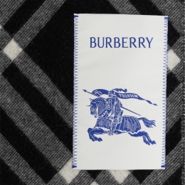 ◆당일◆25FW 체크 캐시미어 머플러 블랙 8099650