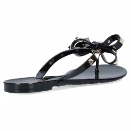 ◆당일◆25SS 골드 락스터드 플립플랍 블랙 6W2S0552 PVS 0NO