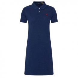 ◆당일◆25SS 여성 포니 자수 카라 원피스 블루 211799490 005