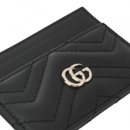 ◆당일◆26SS GG 마몬트 마틀라세 카드지갑 블랙 443127 AAET8 1000